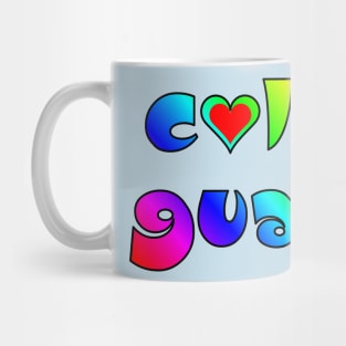 Colorful Color Guard Hearts Mug